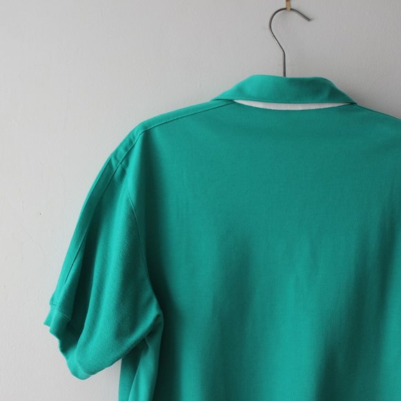 Vintage Turquoise Polo Shirt - Picture 8 of 9